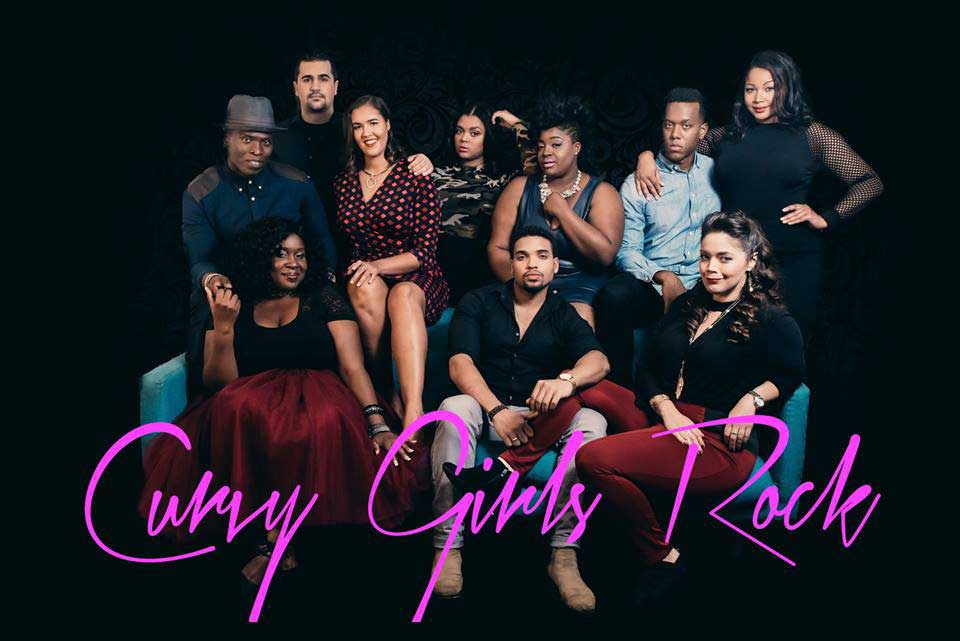 The Cast of Curvy Girls Rock Web Series 